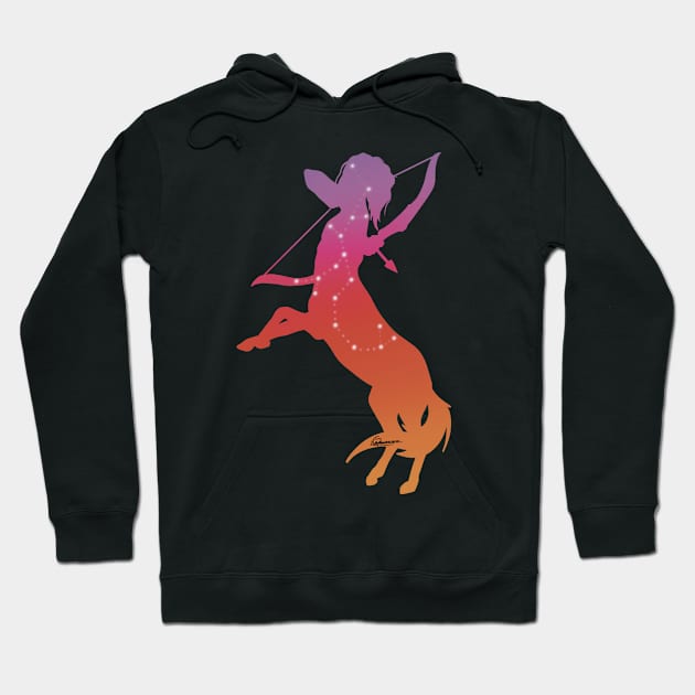 Sagittarius zodiac signs Hoodie by Orianartistic